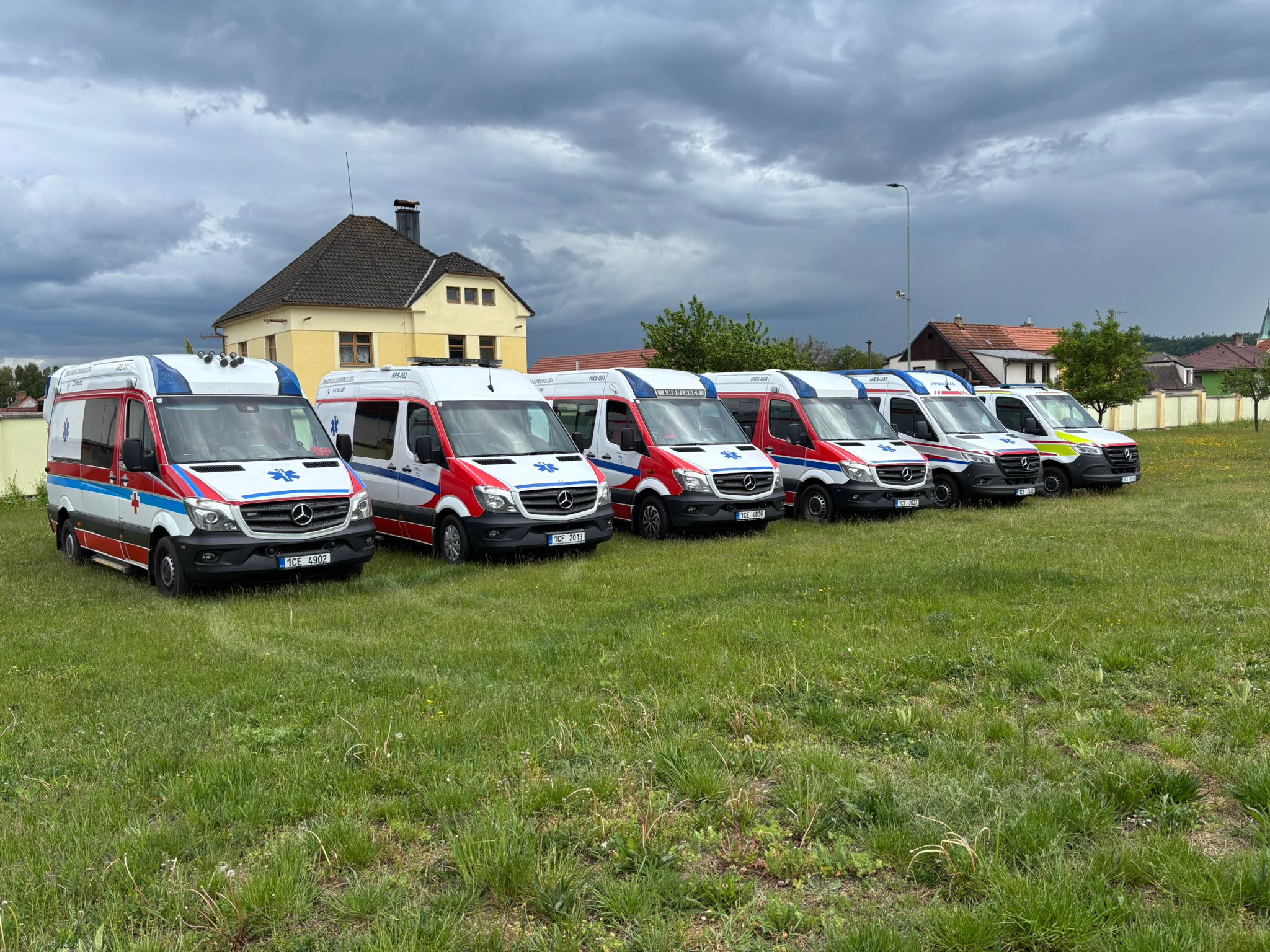 Vozový park HRS — sanitky Mercedes-Benz Sprinter
